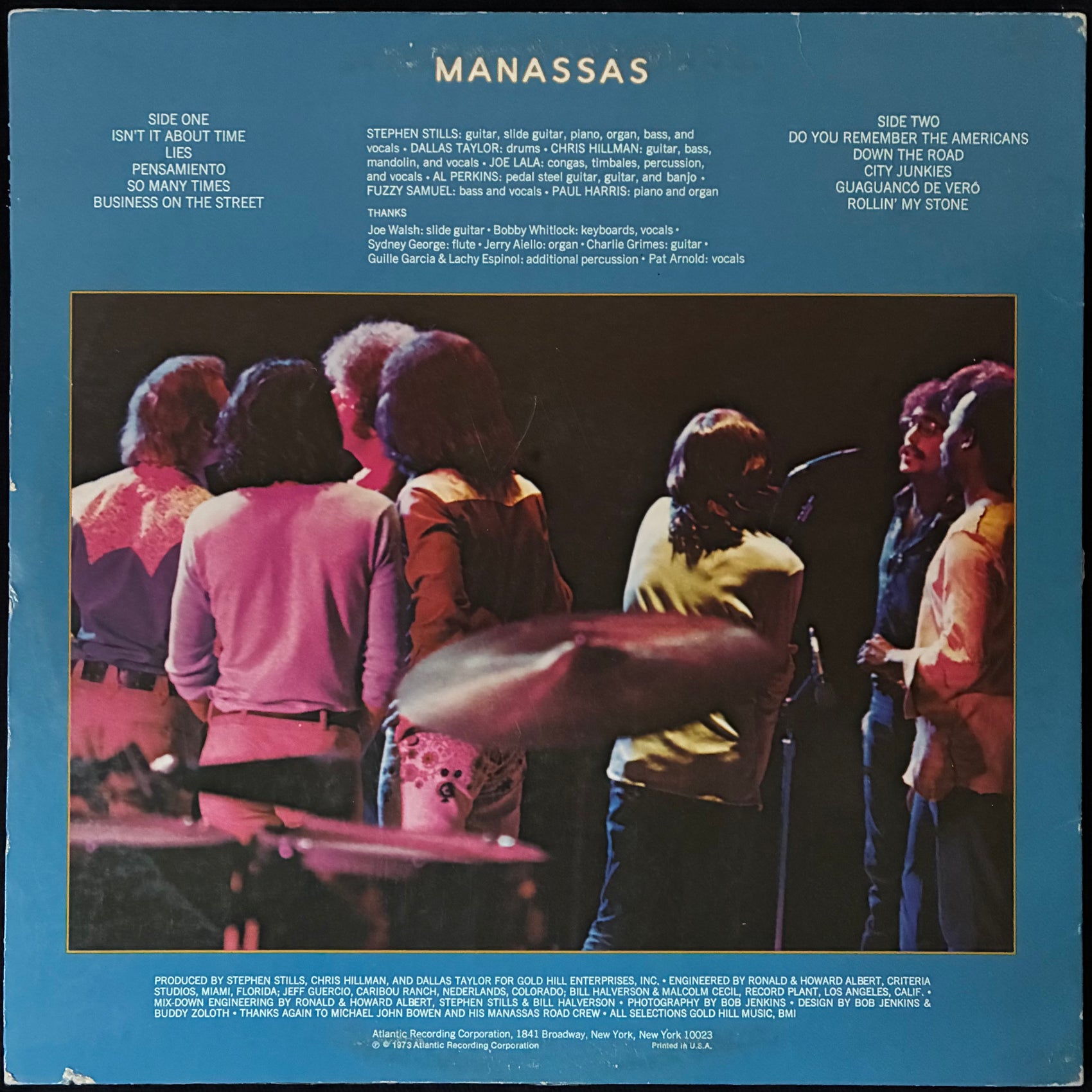 STEPHEN STILLS / MANASSAS - DOWN THE ROAD (USED VINYL CANADA M-/EX)