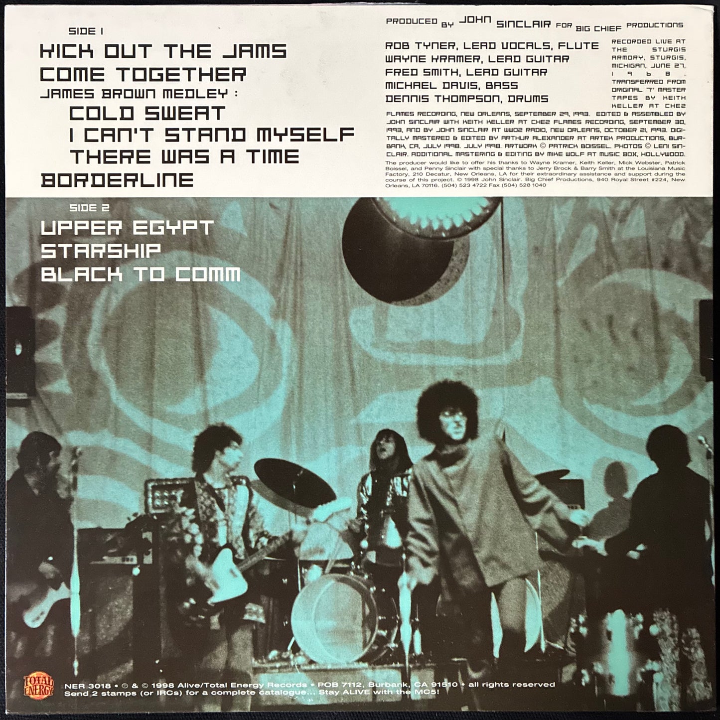 MC5 - STARSHIP: LIVE AT STURGIS AMORY (SIGNED!) (USED VINYL 1998 US M-/EX)
