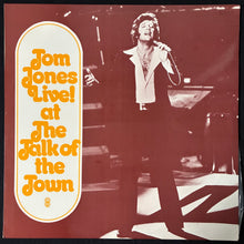 Load image into Gallery viewer, TOM JONES - LIVE! AT THE TALK OF THE TOWN (USED VINYL 1973 AUS M-/EX)
