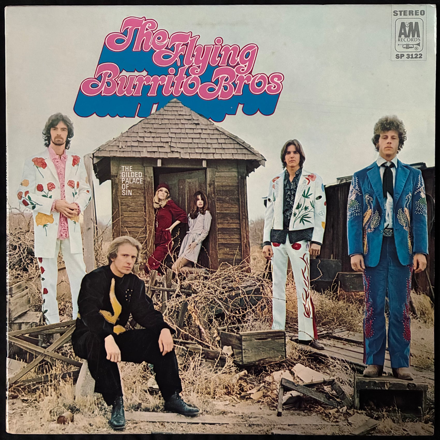 FLYING BURRITO BROTHERS - THE GILDED PALACE OF SIN (USED VINYL 1976 US M-/M-)