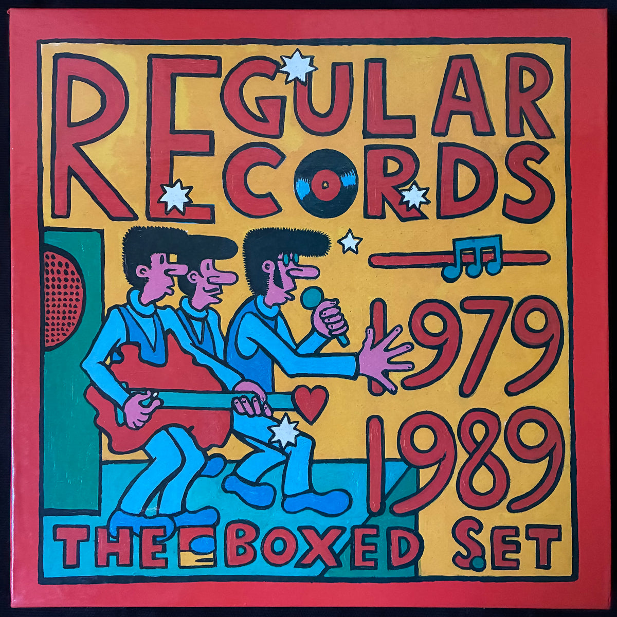 VARIOUS ARTISTS - REGULAR RECORDS 1979-1989 : THE BOXED SET (2CD + VHS BOX SET) (USED CD 1989 US M-/M-)