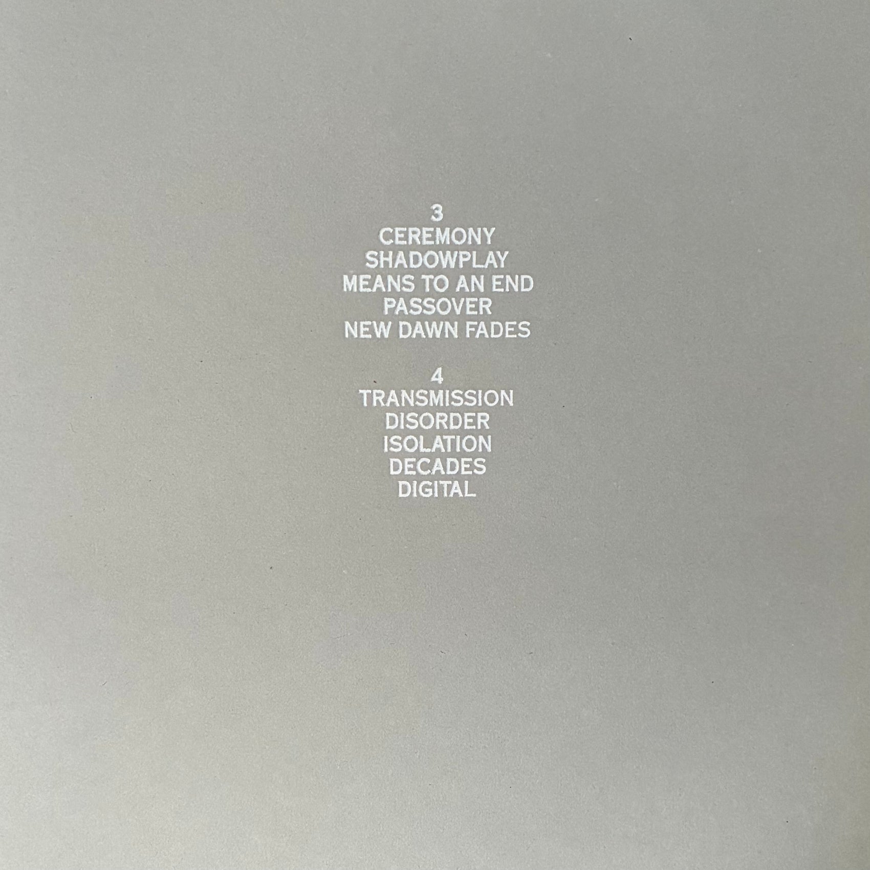 JOY DIVISION - STILL (2LP) (USED VINYL 1981 UK M-/EX+)