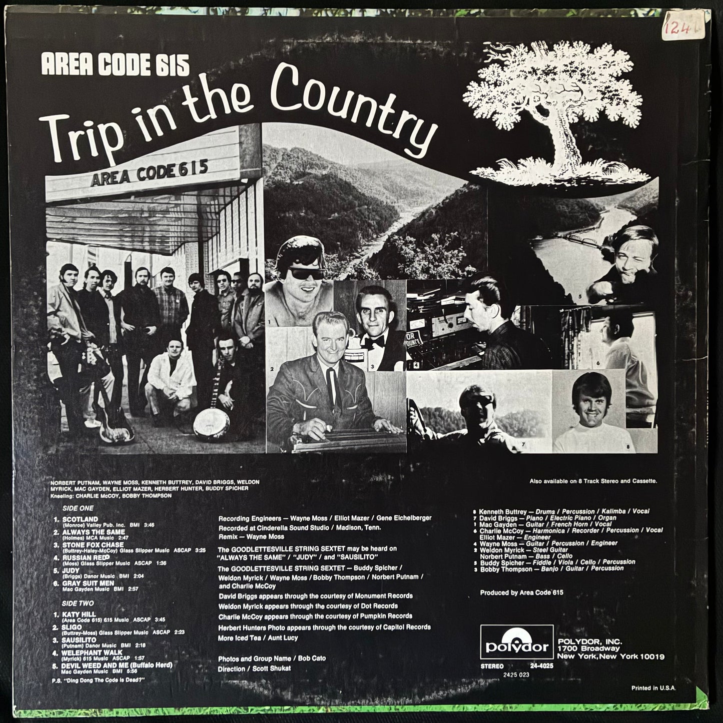 AREA CODE 615 - AREA CODE 615 (USED VINYL 1970 US M-/EX)