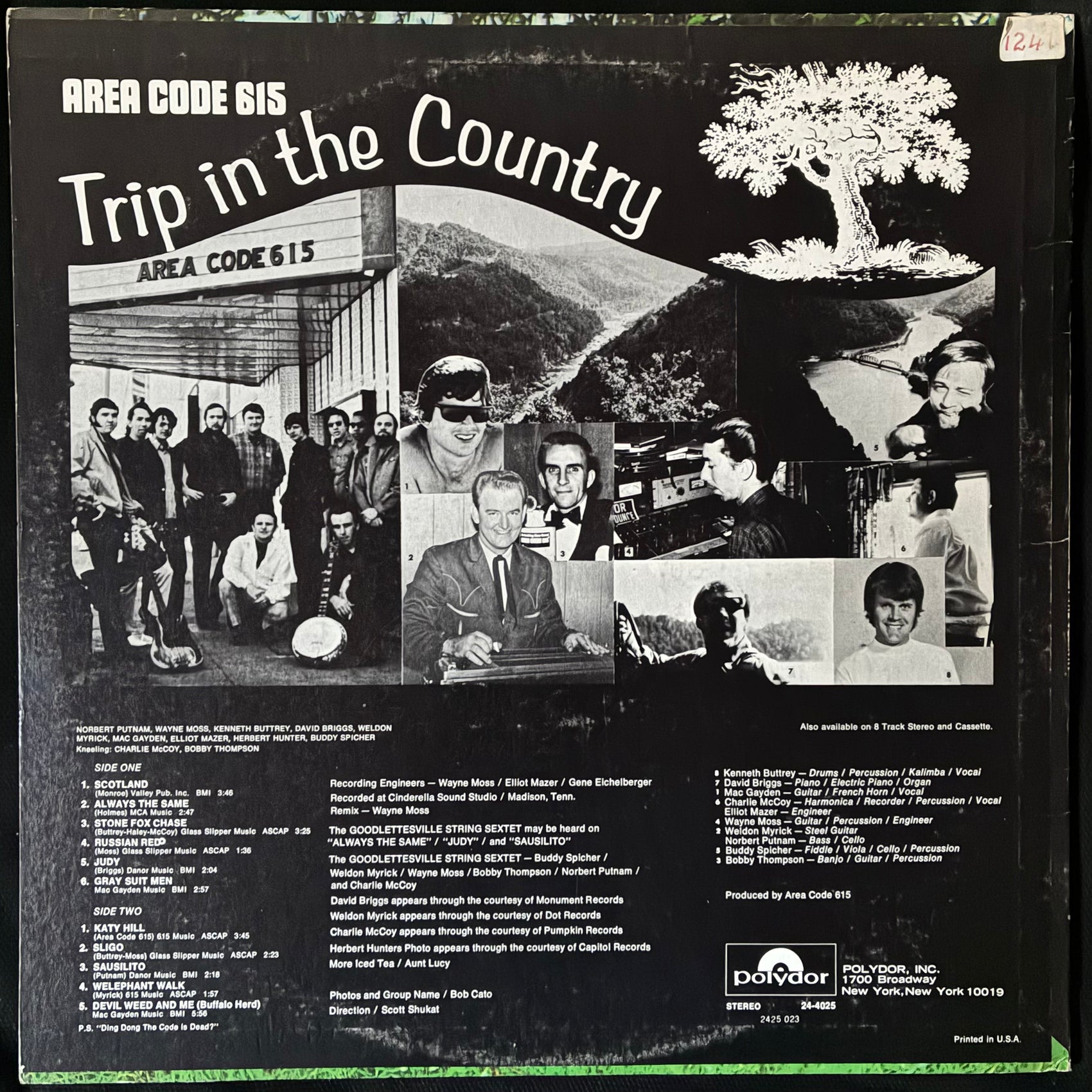 AREA CODE 615 - AREA CODE 615 (USED VINYL 1970 US M-/EX)