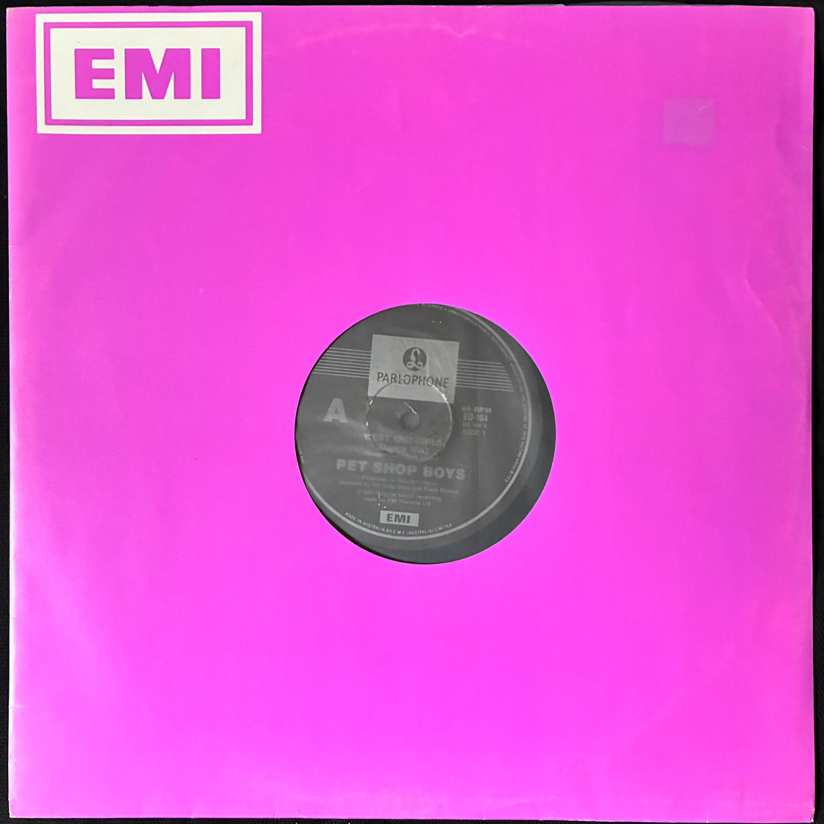 PET SHOP BOYS - WEST END GIRLS (12") (USED VINYL 1985 AUS M-)