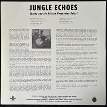 Load image into Gallery viewer, CHAINO AND HIS AFRICAN PERCUSSION SAFARI - JUNGLE ECHOES (USED VINYL 2015 ITALY M-/M-)
