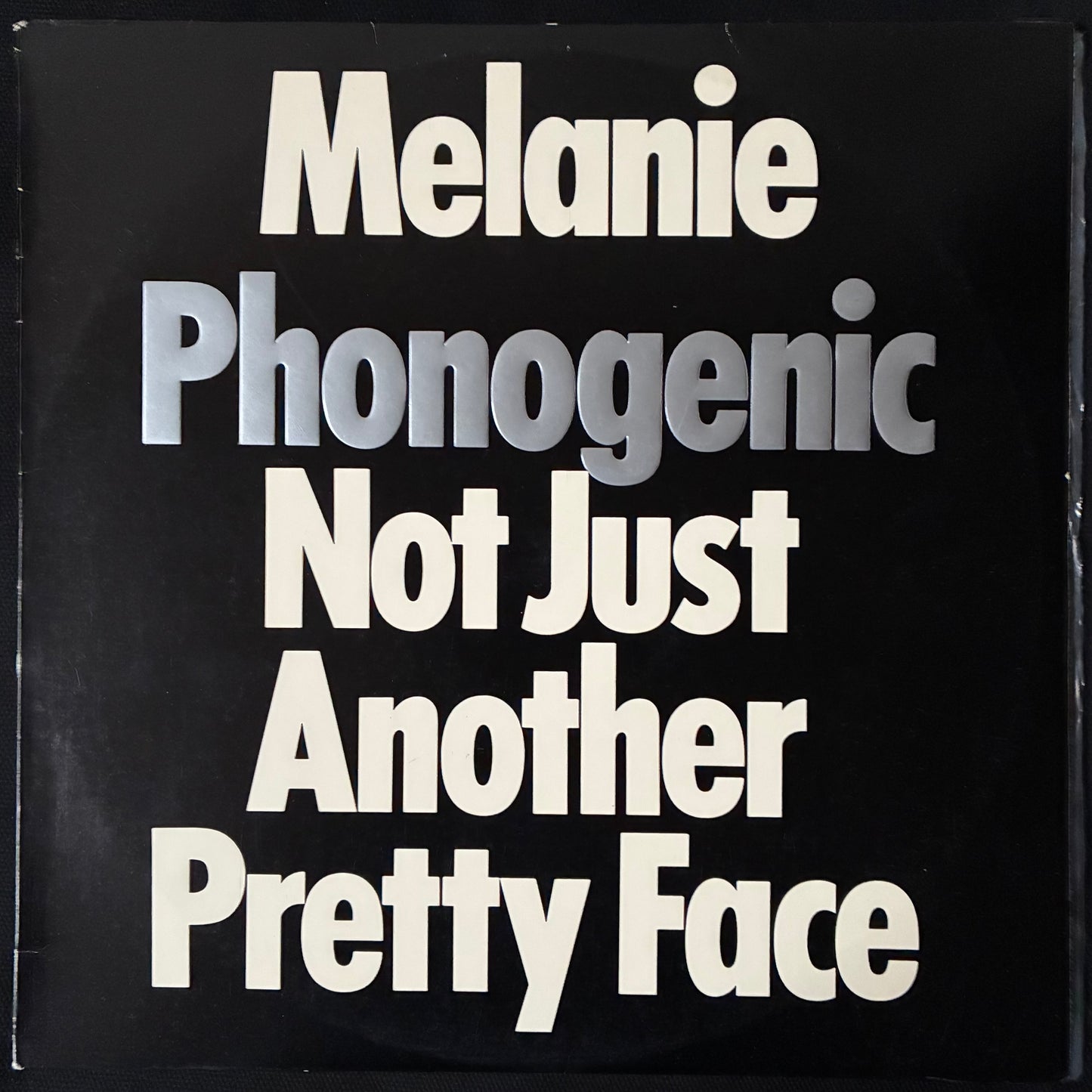 MELANIE - PHOTOGENIC NOT JUST ANOTHER PRETTY FACE (USED VINYL 1978 AUS EX+/EX+)
