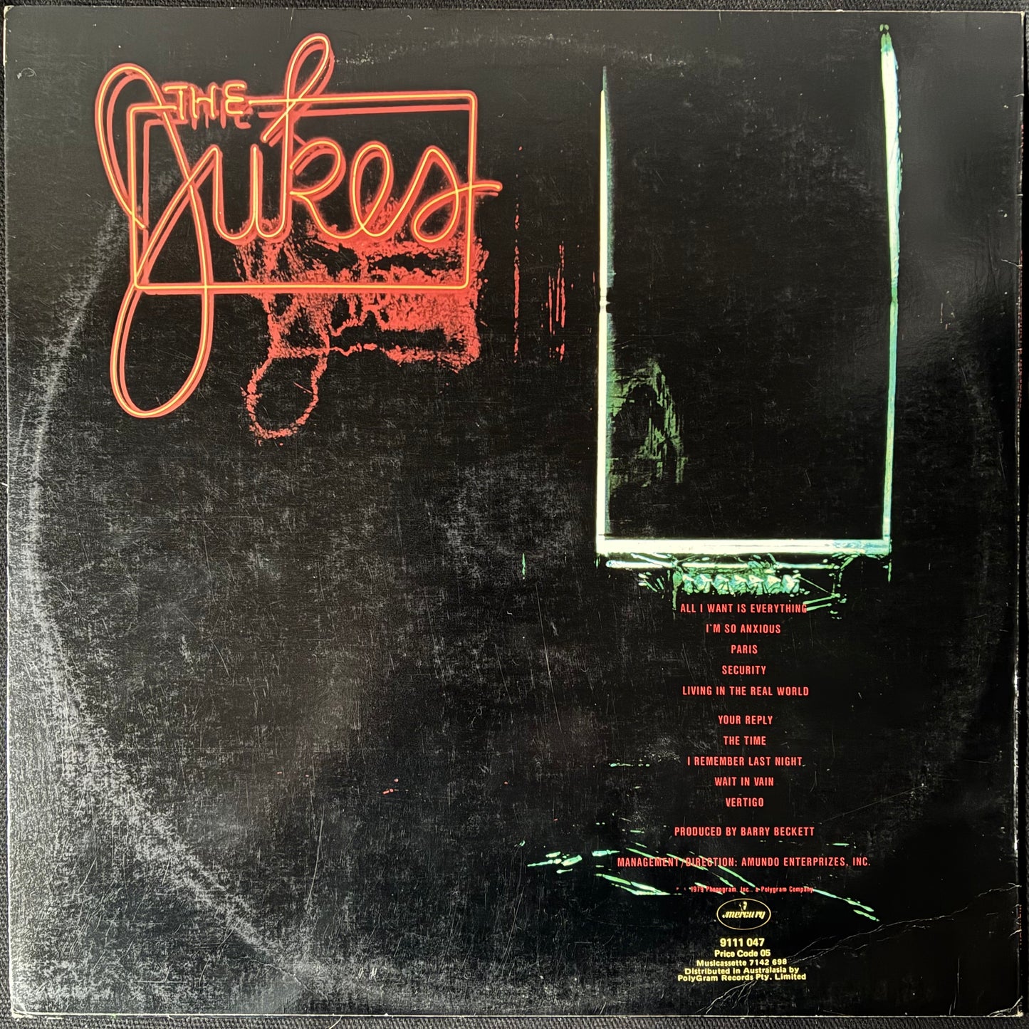 SOUTHSIDE JOHNNY AND THE ASBURY JUKES - THE JUKES (USED VINYL 1979 AUS M-/EX)
