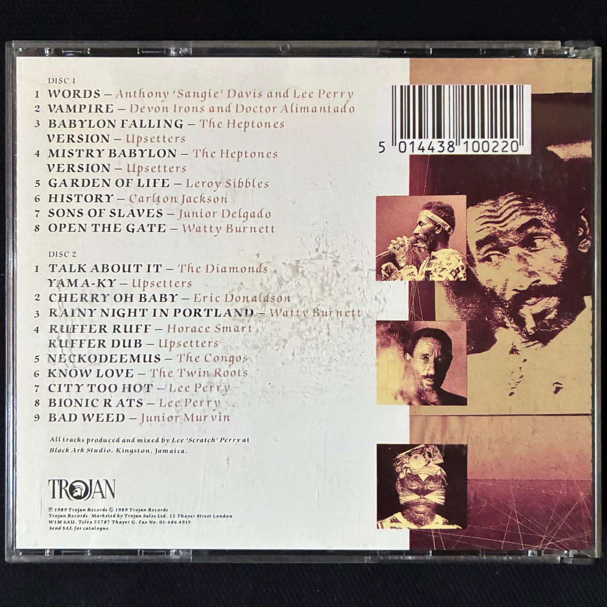 LEE "SCRATCH" PERRY & FRIENDS - OPEN THE GATE (2CD) (USED CD 1989 UK EX+/EX+)