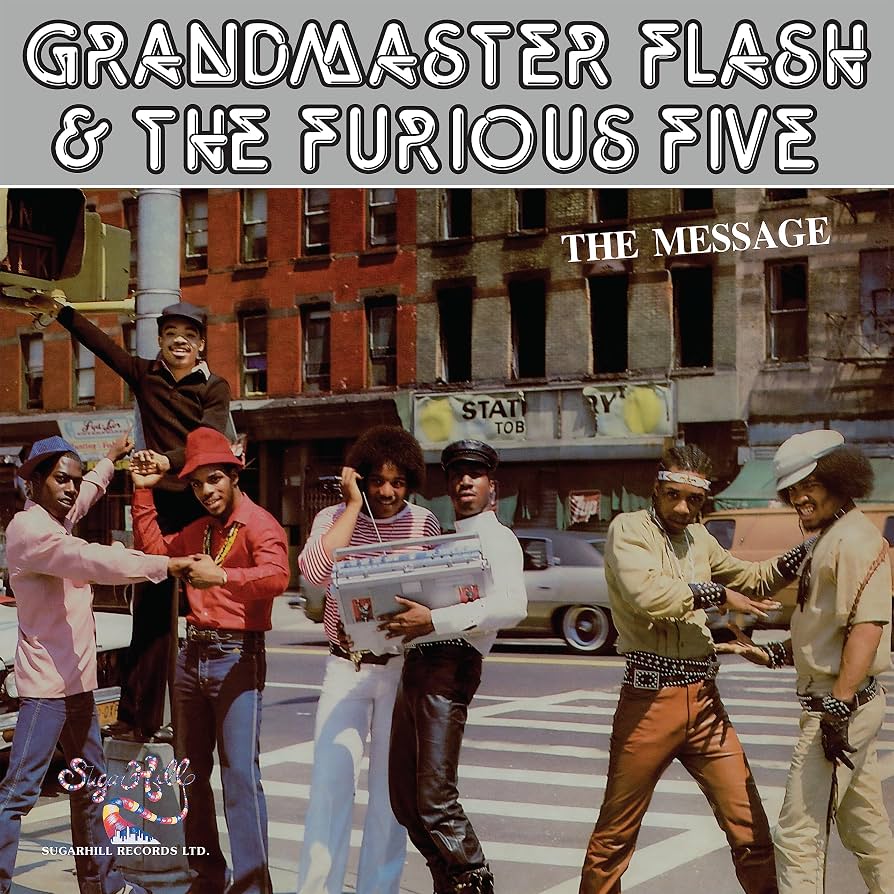GRANDMASTER FLASH & THE FURIOUS FIVE - THE MESSAGE (BRONX ICE COLOURED) VINYL