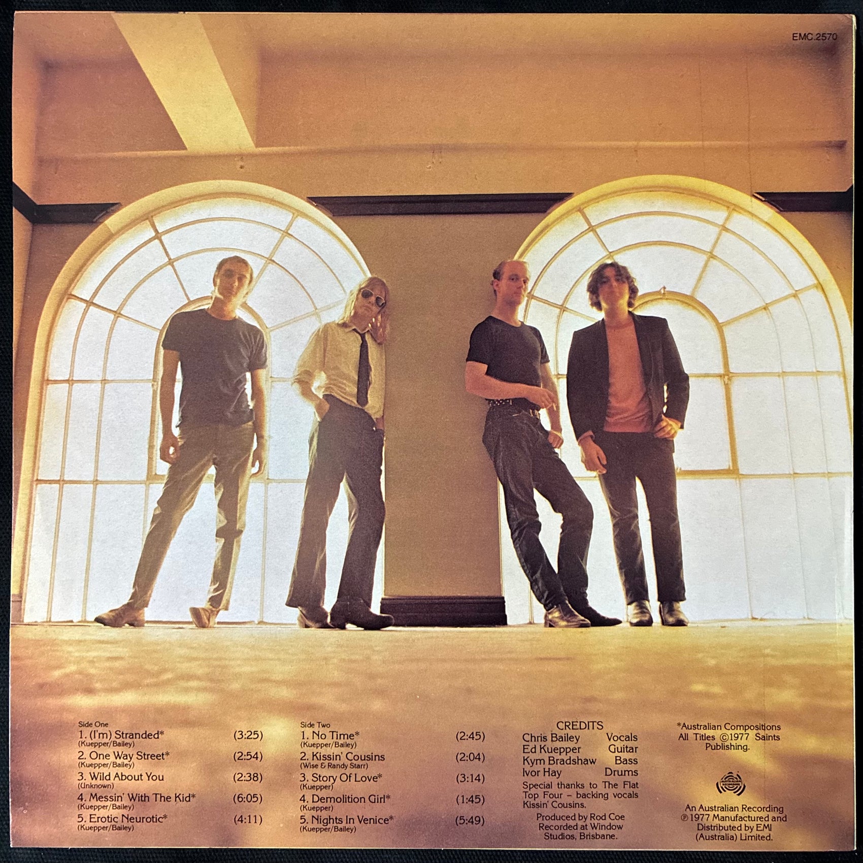 SAINTS - (I'M) STRANDED (2ND PRESSING) (USED VINYL 1977 AUS M-/M-)