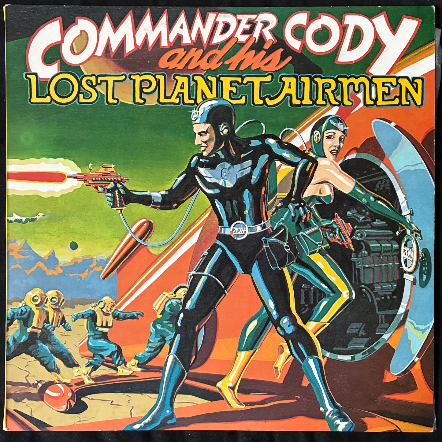 COMMANDER CODY AND HIS LOST PLANET AIRMEN - COMMANDER CODY AND HIS LOST PLANET AIRMEN (USED VINYL 1975 AUS EX+/EX+)