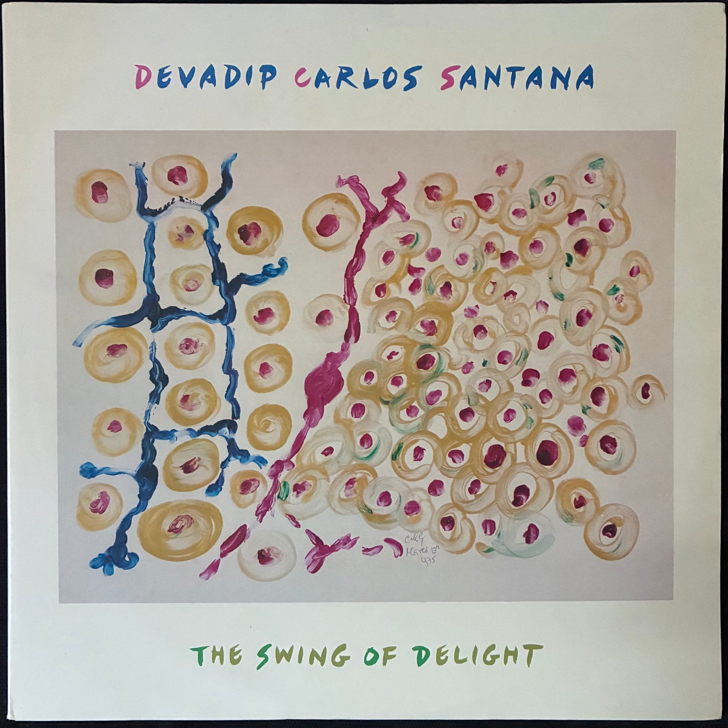 DEVADIP CARLOS SANTANA - THE SWING OF DELIGHT (2LP) (USED VINYL 1980 AUS M-/EX+)