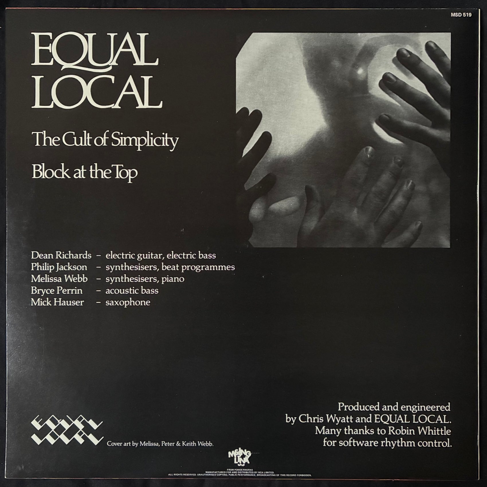 EQUAL LOCAL - MADAGASCAR (12") (USED VINYL 1981 AUS M-/M-)