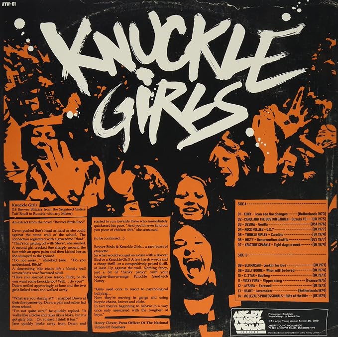 VARIOUS ARTISTS - KNUCKLE GIRLS VOL 1 VINYL