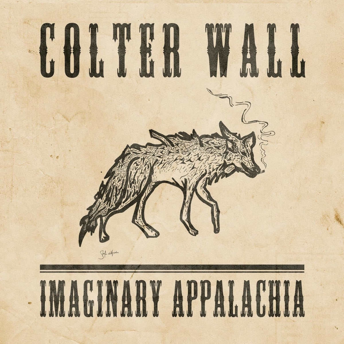 COLTER WALL - IMAGINARY APPALACHIA : 10TH ANNIVERSARY (OLIVE GREEN COLOURED) VINYL