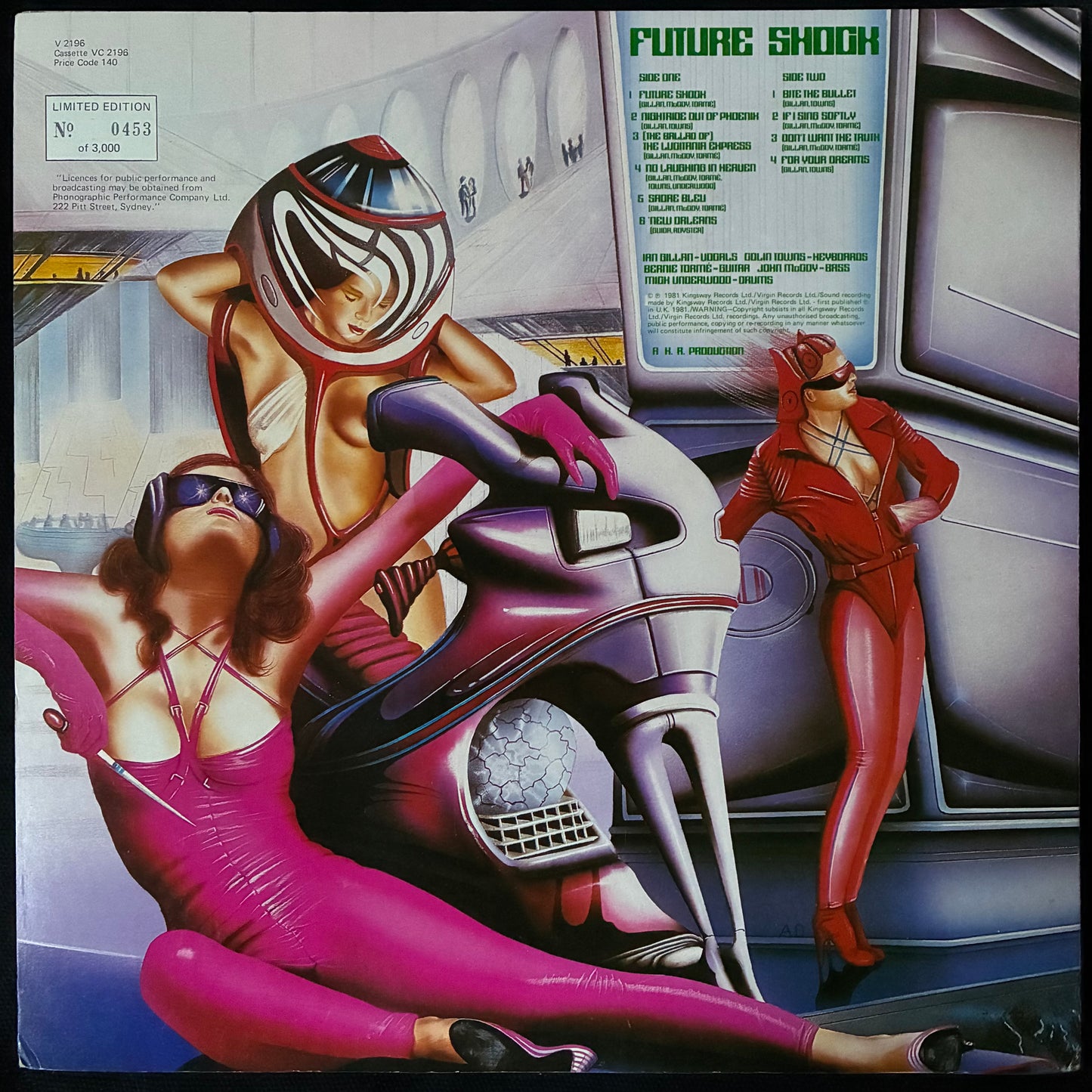 GILLAN - FUTURE SHOCK (USED VINYL 1981 AUS M-/EX+)