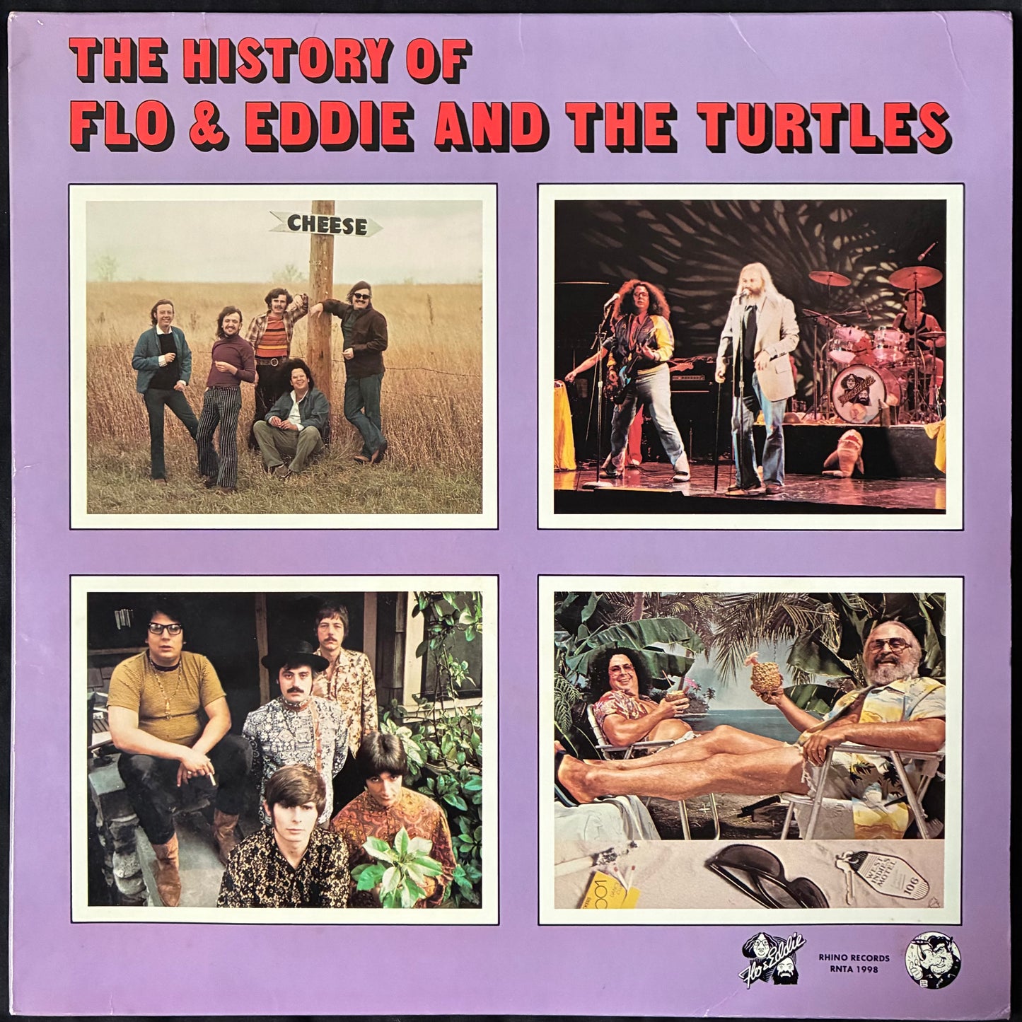 FLO & EDDIE - THE HISTORY OF FLO & EDDIE AND THE TURTLES (3LP) (USED VINYL 1983 US M-/EX+)
