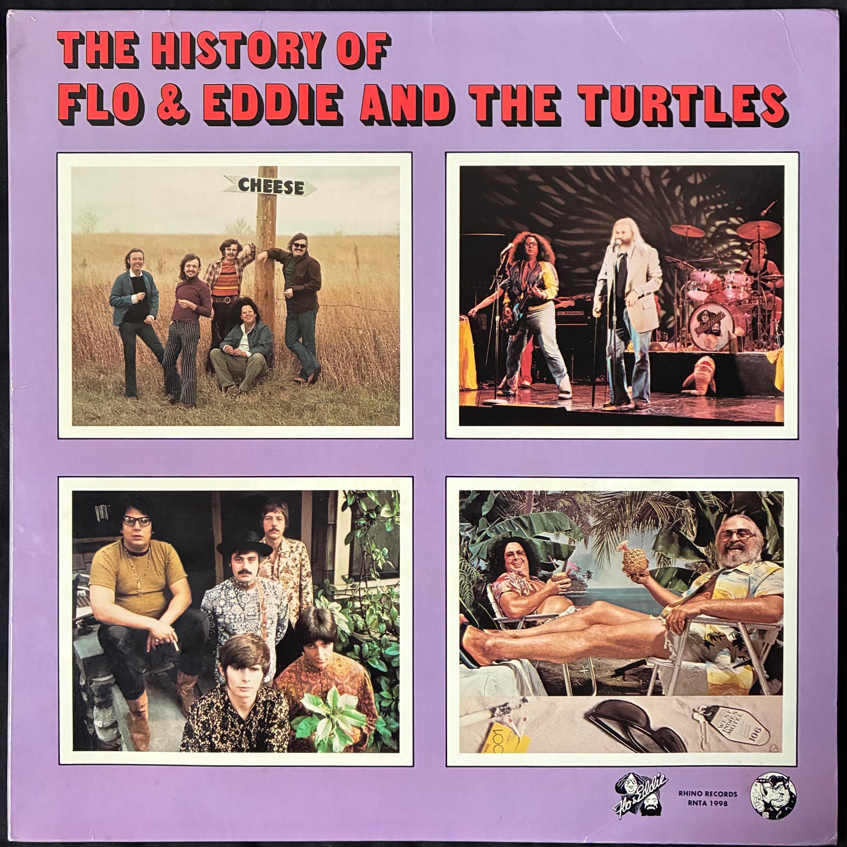 FLO & EDDIE - THE HISTORY OF FLO & EDDIE AND THE TURTLES (3LP) (USED VINYL 1983 US M-/EX+)