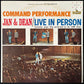 JAN & DEAN - COMMAND PERFORMANCE - LIVE IN PERSON (USED VINYL 1985 JAPAN M-/EX+)