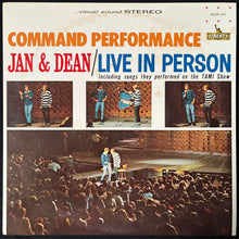 Load image into Gallery viewer, JAN &amp; DEAN - COMMAND PERFORMANCE - LIVE IN PERSON (USED VINYL 1985 JAPAN M-/EX+)
