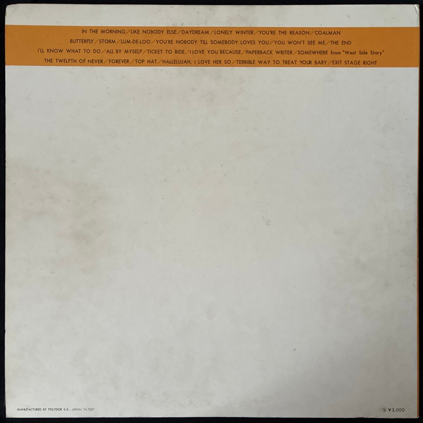 BEE GEES - INCEPTION AND NOSTALGIA (2LP) (USED VINYL 1972 JAPAN EX+/EX)