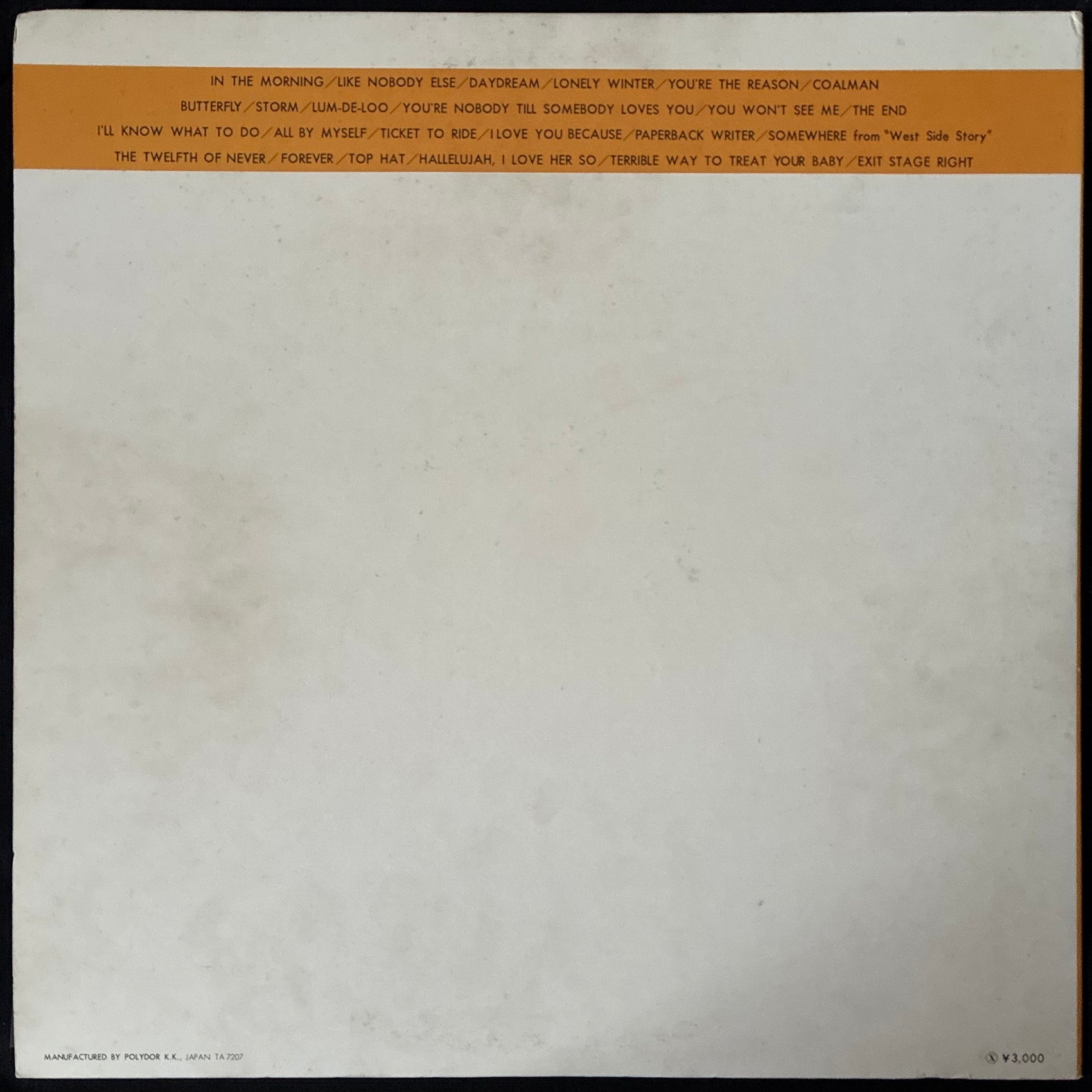 BEE GEES - INCEPTION AND NOSTALGIA (2LP) (USED VINYL 1972 JAPAN EX+/EX)