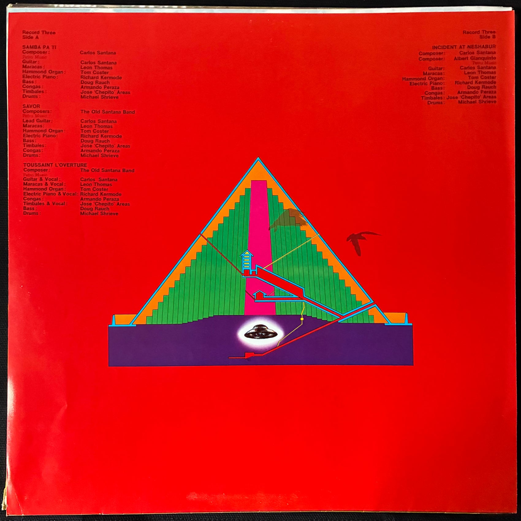 SANTANA - LOTUS (3LP) (USED VINYL 1975 NETHERLANDS EX+/EX)