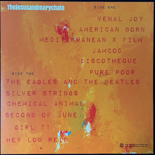 JESUS AND MARY CHAIN - GLASGOW EYES (RED COLOURED) (USED VINYL 2024 US M-/M-)