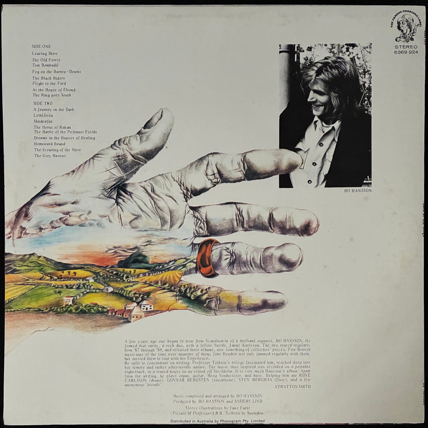 BO HANSSON - LORD OF THE RINGS (USED VINYL 1973 AUS M-/EX+)