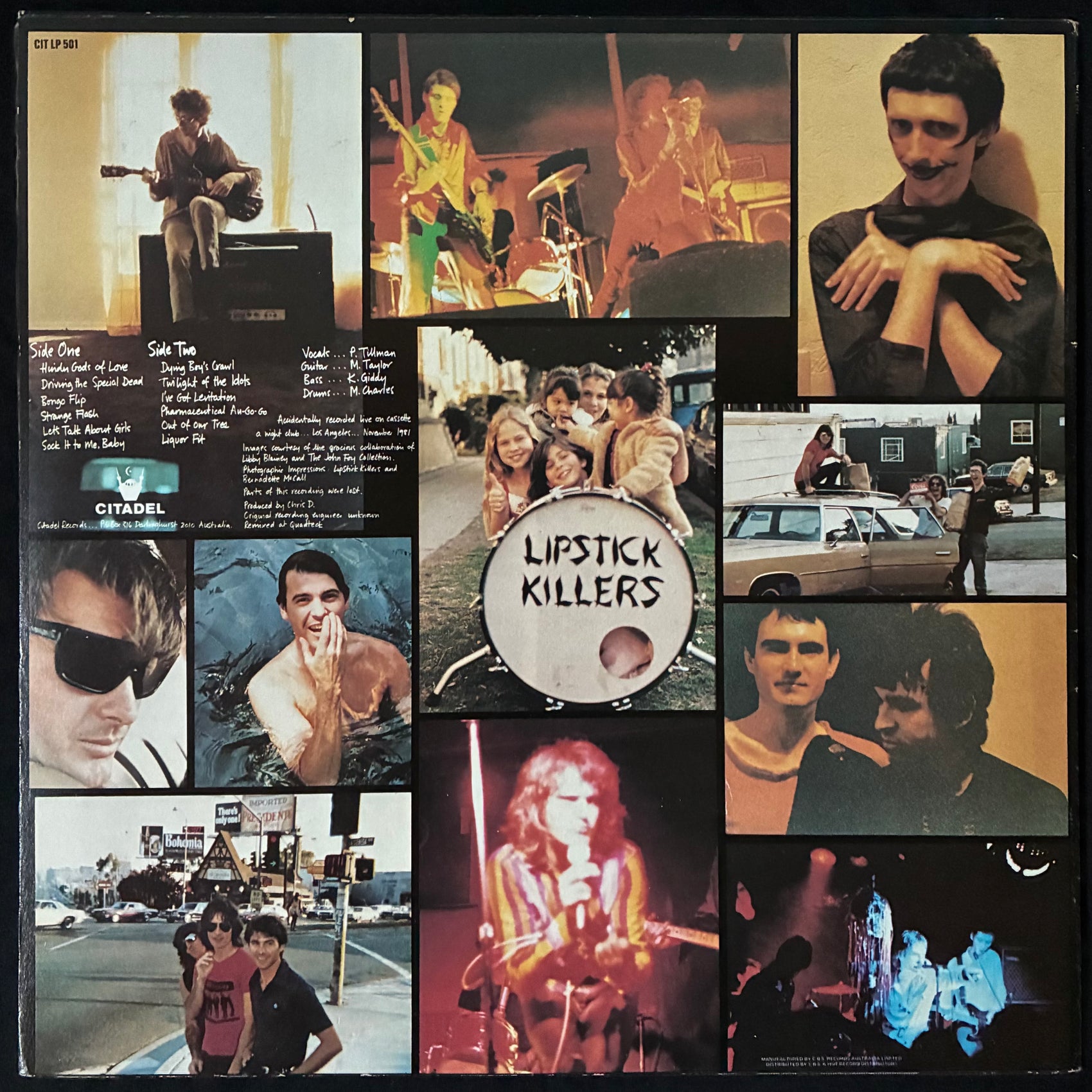 LIPSTICK KILLERS - MESMERIZER (USED VINYL 1984 AUS M-/M-)