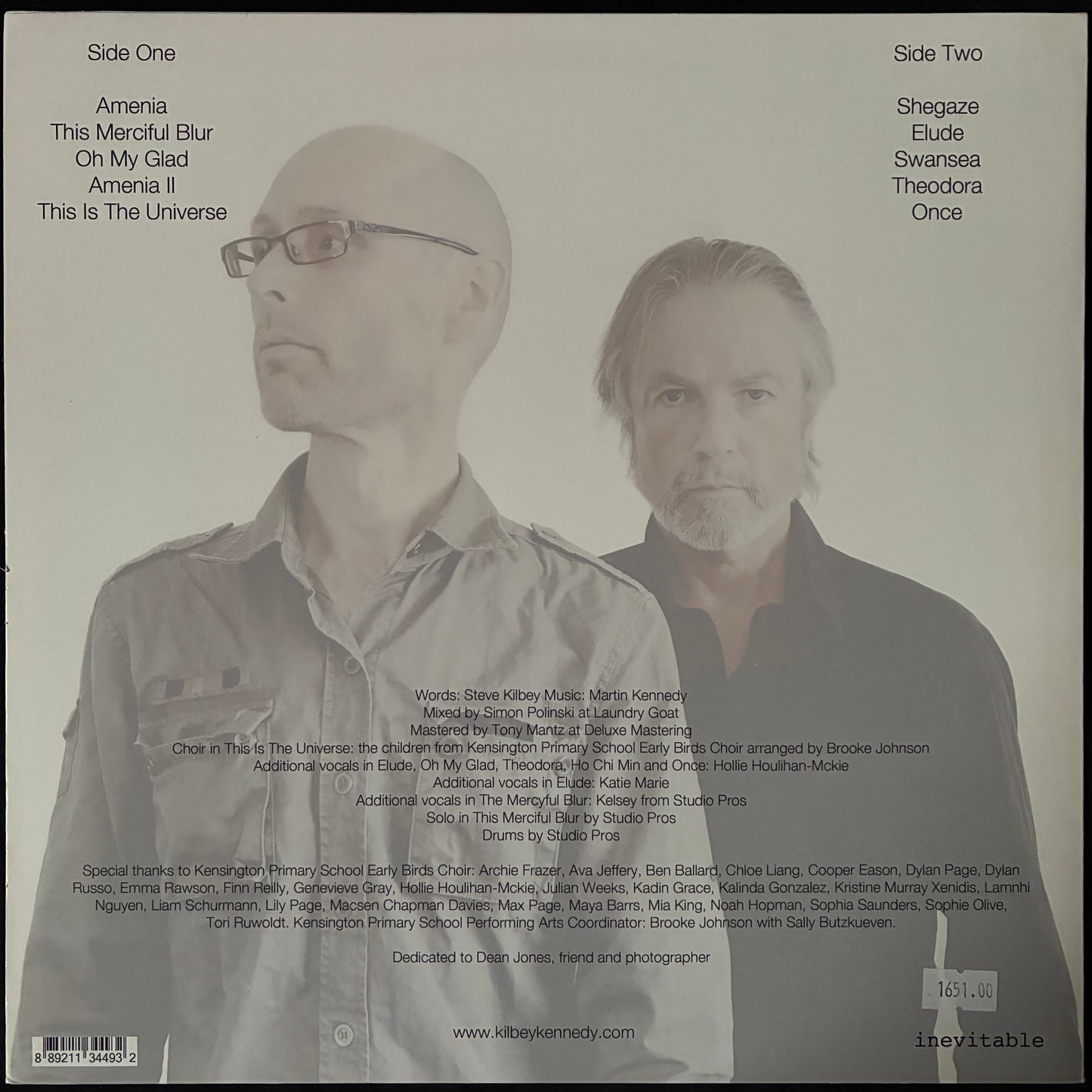 KILBEY KENNEDY - INSIDE WE ARE THE SAME (USED VINYL 2015 AUS M-/EX+)