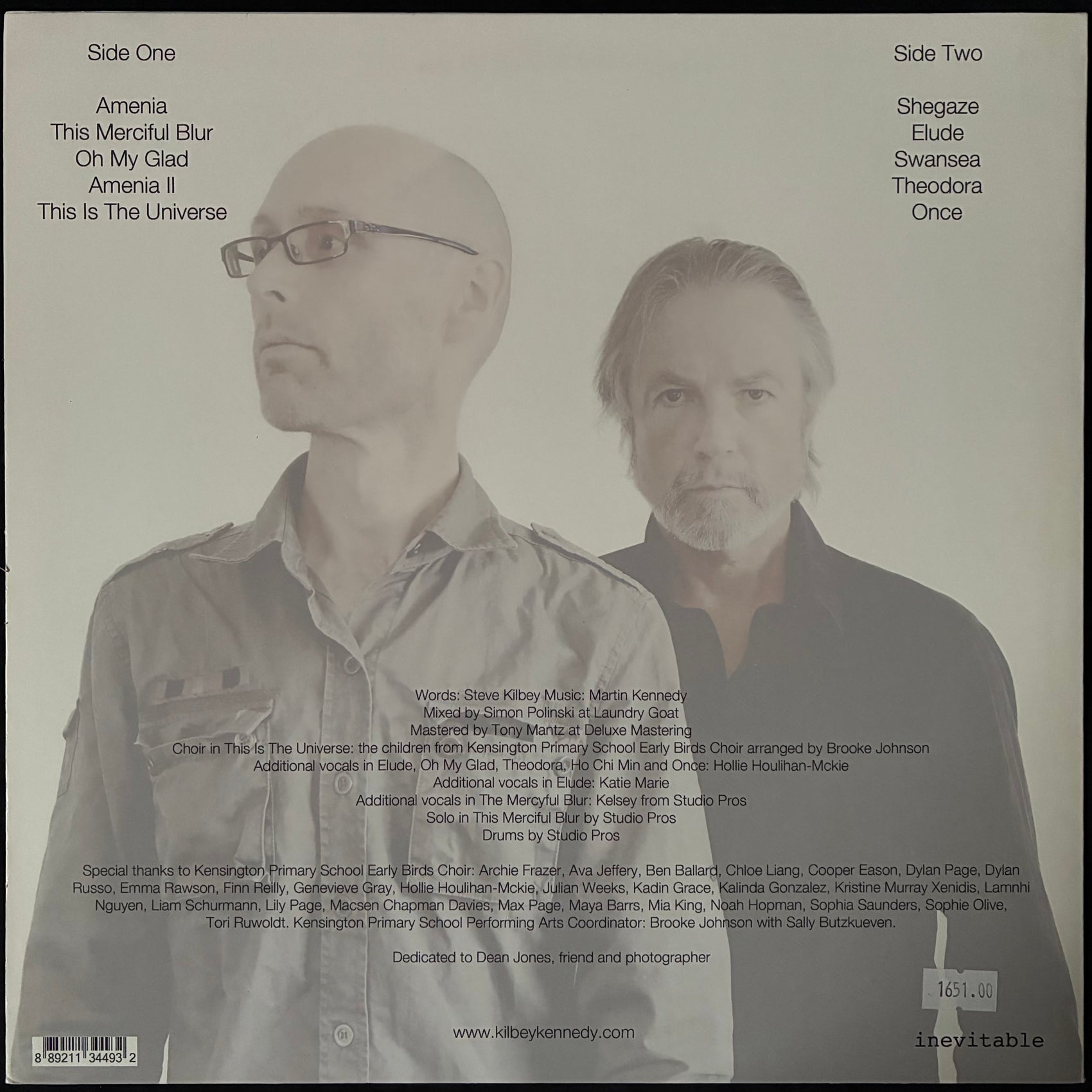 KILBEY KENNEDY - INSIDE WE ARE THE SAME (USED VINYL 2015 AUS M-/EX+)