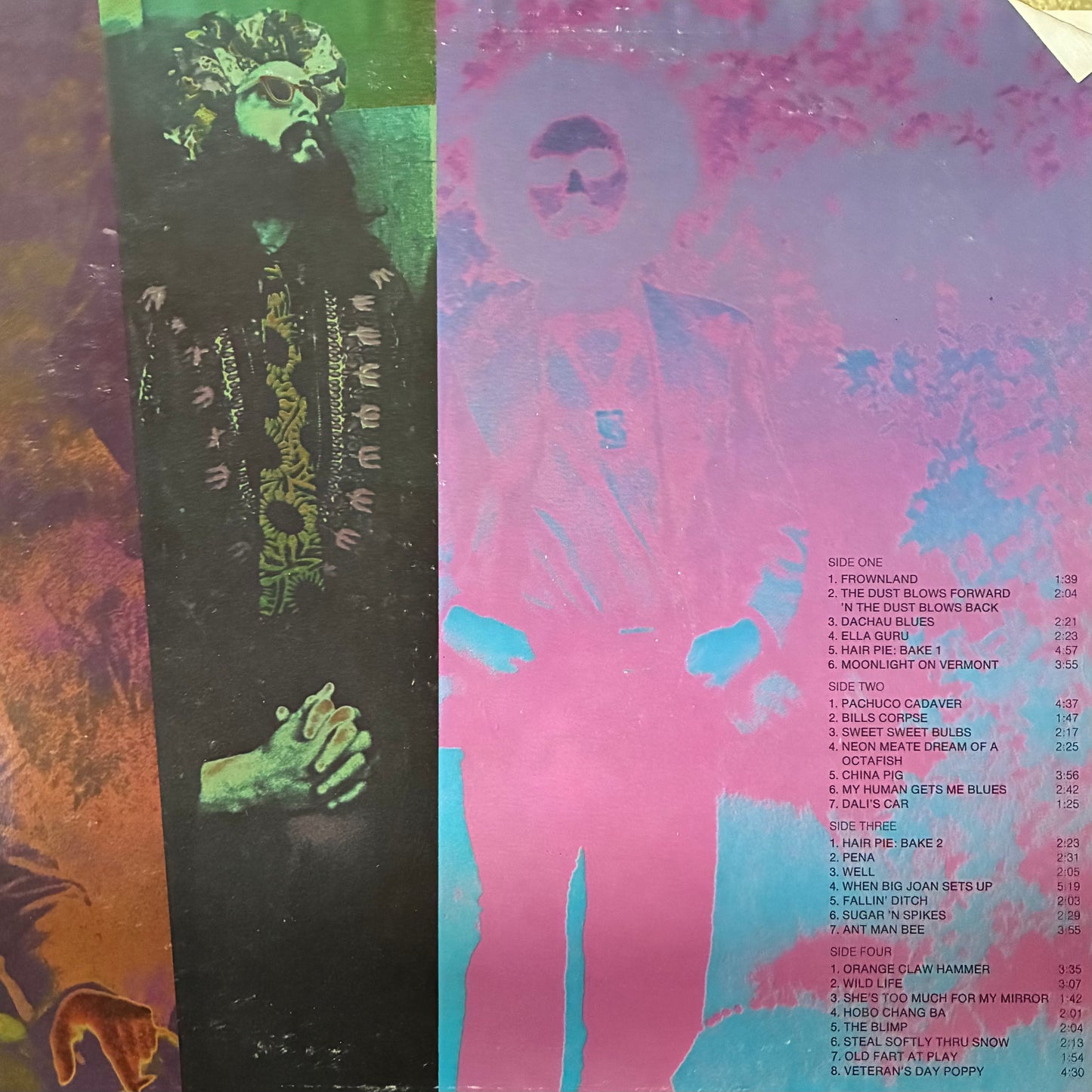 CAPTAIN BEEFHEART & HIS MAGIC BAND - TROUT MASK REPLICA (2LP) (WHITE LABEL PROMO) (USED VINYL 1969 US EX/EX-)