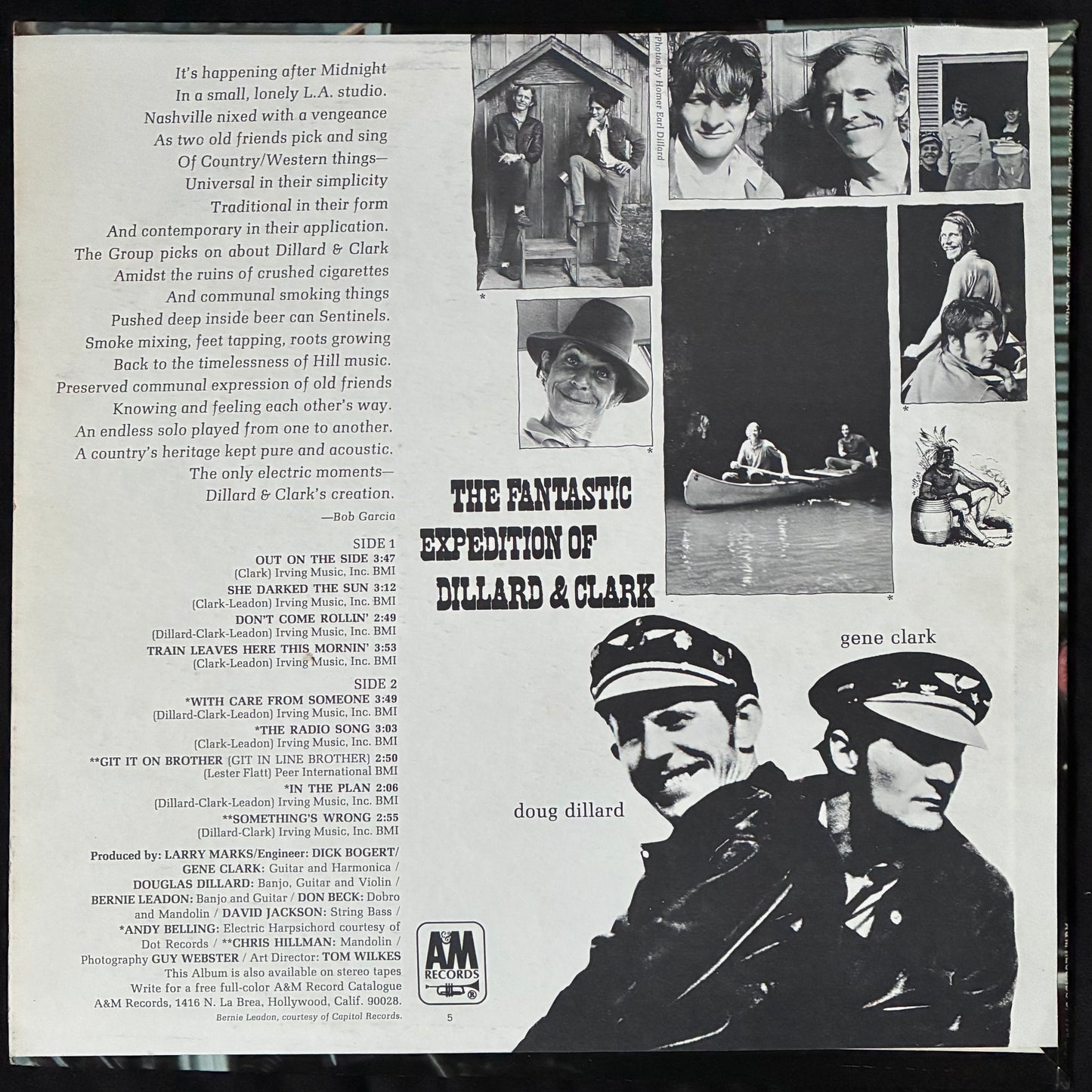 DILLARD & CLARK - THE FANTASTIC EXPEDITION OF DILLARD & CLARK (USED VINYL 1976 US M-/M-)