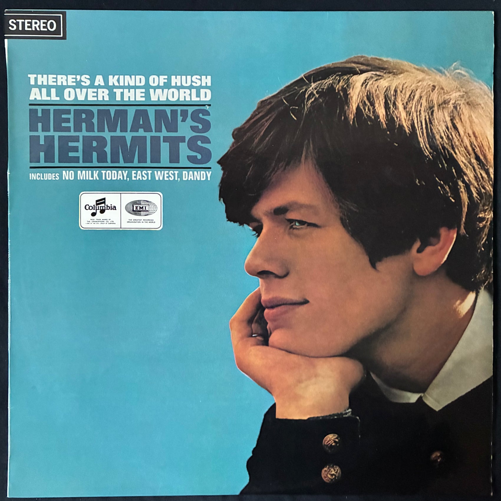 HERMAN'S HERMITS - THERE'S A KIND OF HUSH ALL OVER THE WORLD (USED VINYL 1967 AUS EX+/EX+)