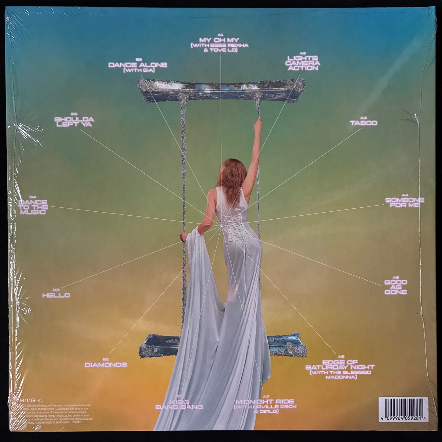 KYLIE MINOGUE - TENSION II (CLEAR COLOURED) (USED VINYL 2024 US M-/M-)