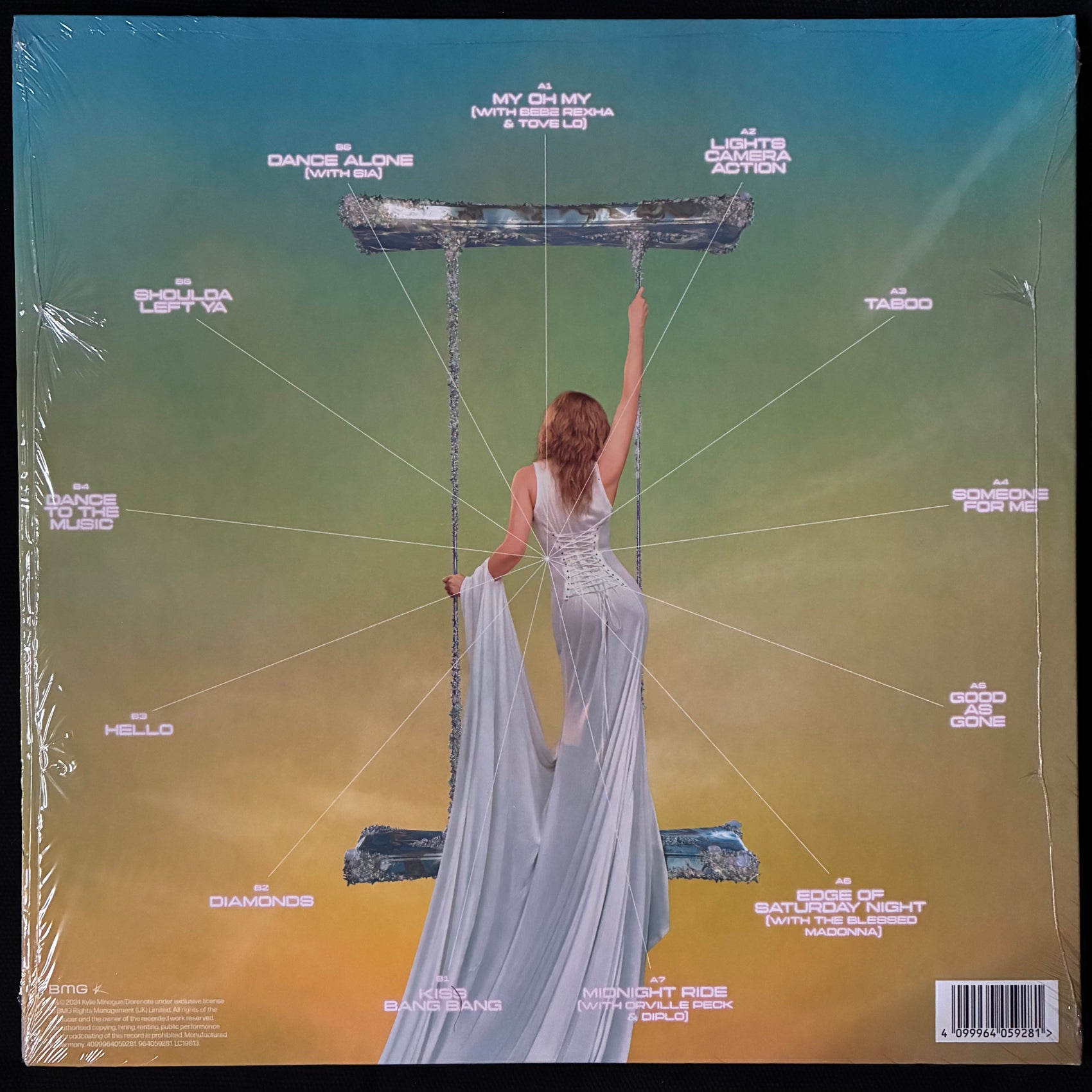 KYLIE MINOGUE - TENSION II (CLEAR COLOURED) (USED VINYL 2024 US M-/M-)