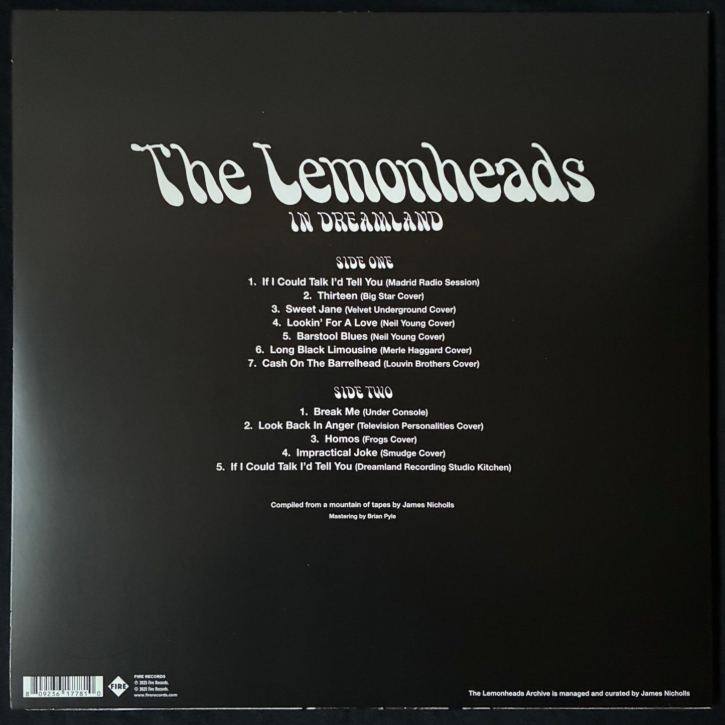 LEMONHEADS - IN DREAMLAND (WHITE COLOURED) (USED VINYL 2025 UK/EU M-/M-)