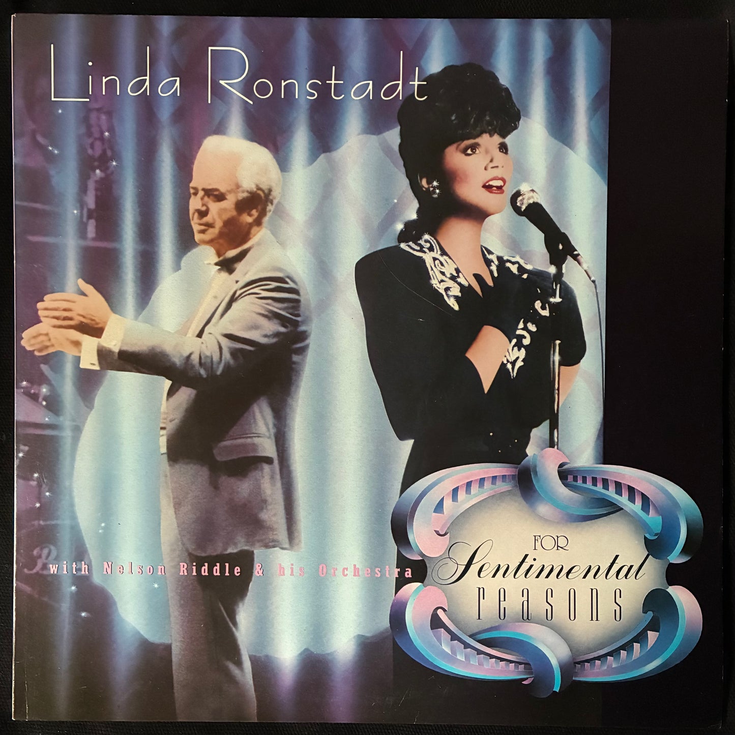 LINDA RONSTADT - FOR SENTIMENTAL REASONS (USED VINYL 1986 AUS M-/EX+)
