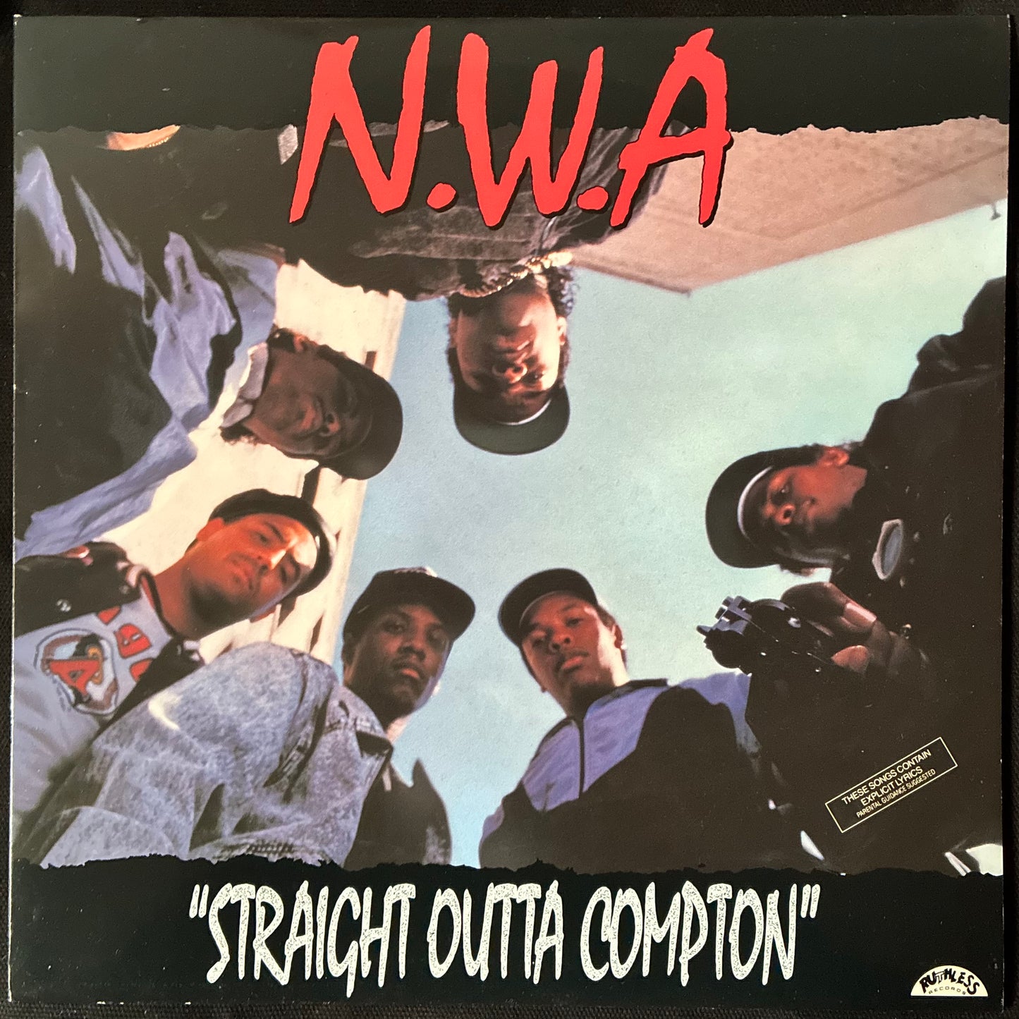 N.W.A. - STRAIGHT OUTTA COMPTON (USED VINYL 1989 UK/EU M-/M-)