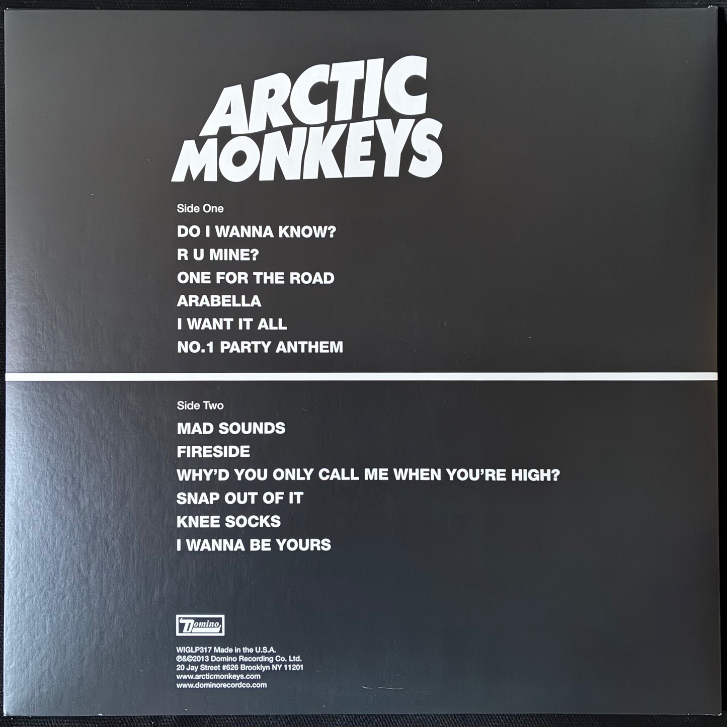 ARCTIC MONKEYS - AM (USED VINYL 2013 M-/M-)
