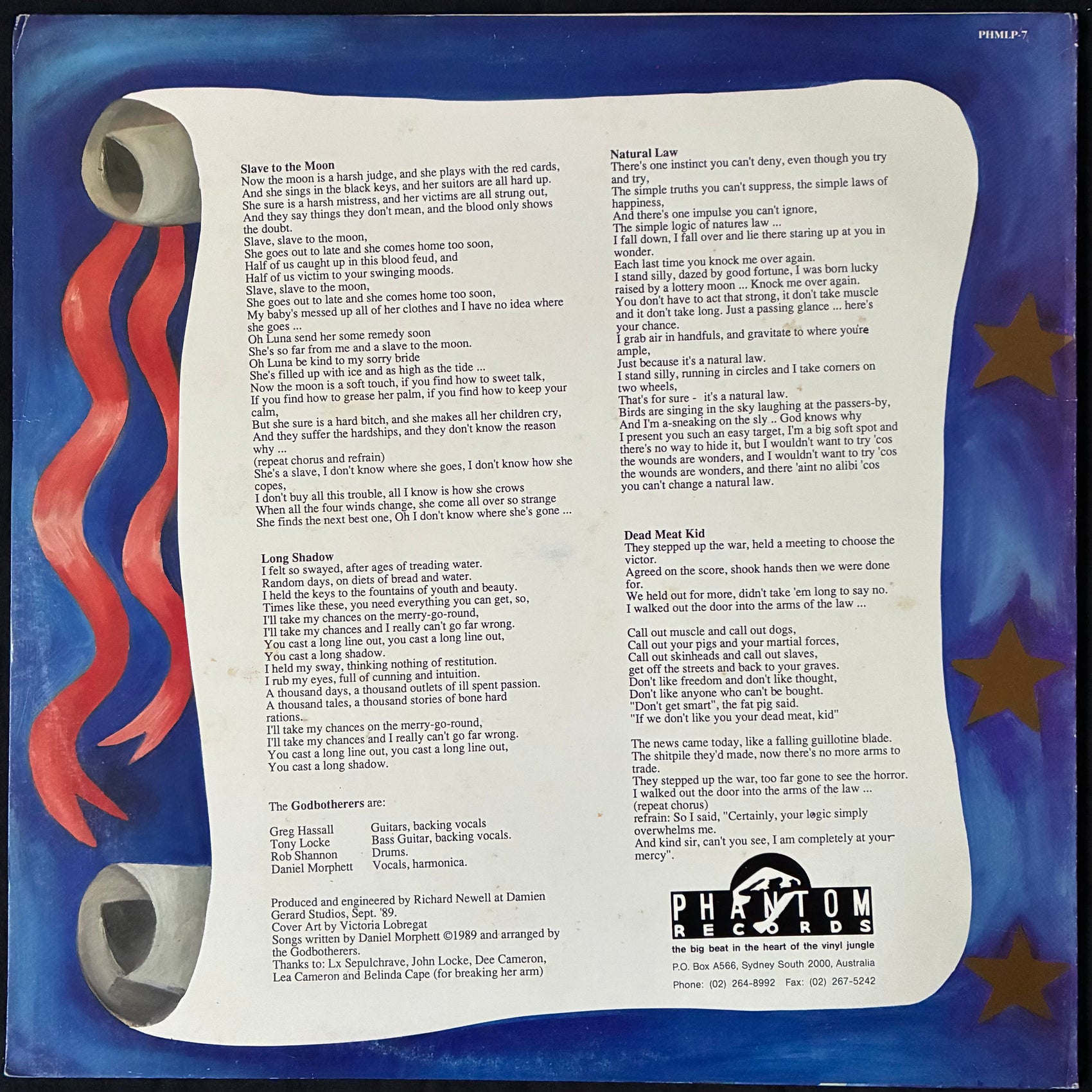 GODBOTHERERS - JESUS CHRIST - IT'S THE GODBOTHERERS (12") (USED VINYL 1989 AUS M-/EX+)