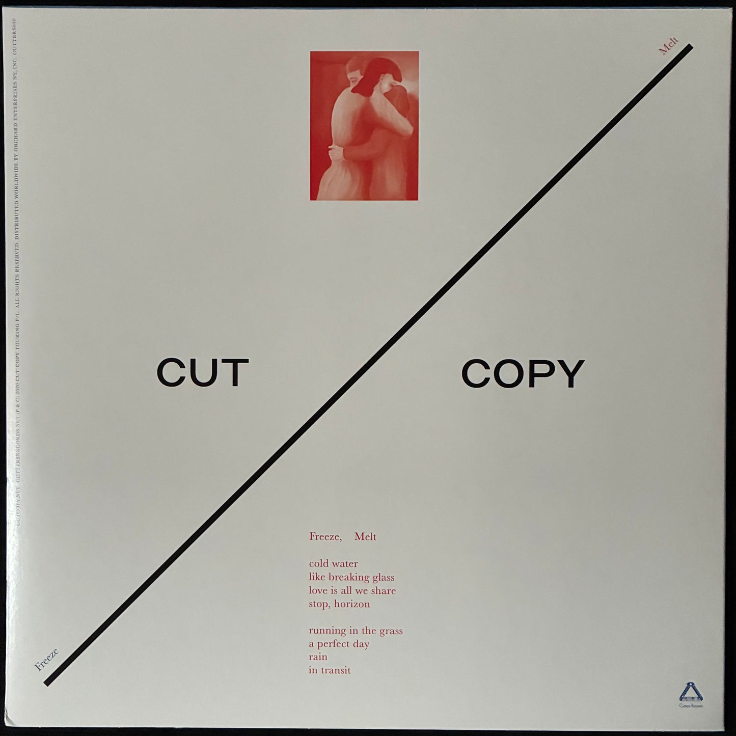 CUT COPY - FREEZE, MELT (BLUE COLOURED) (USED VINYL 2021 US M-/EX+)
