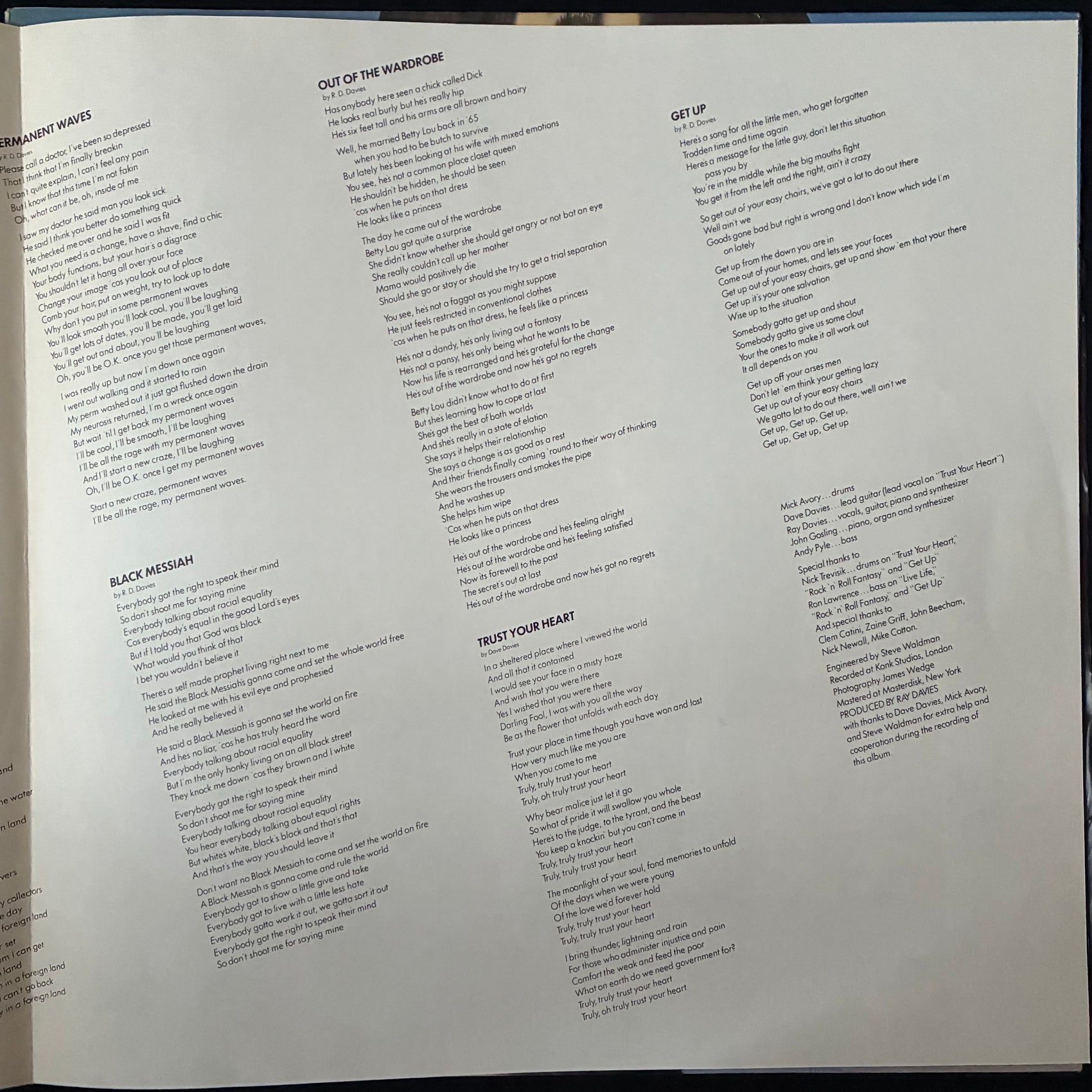 KINKS - MISFITS (USED VINYL 1978 AUS M-/EX+)