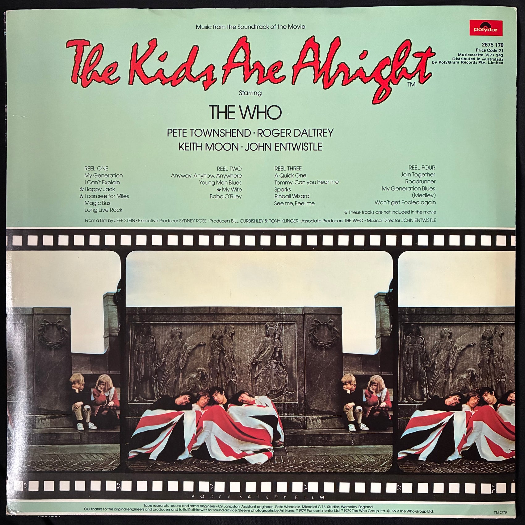 WHO - THE KIDS ARE ALRIGHT (2LP) (USED VINYL 1979 AUS M-/EX+)