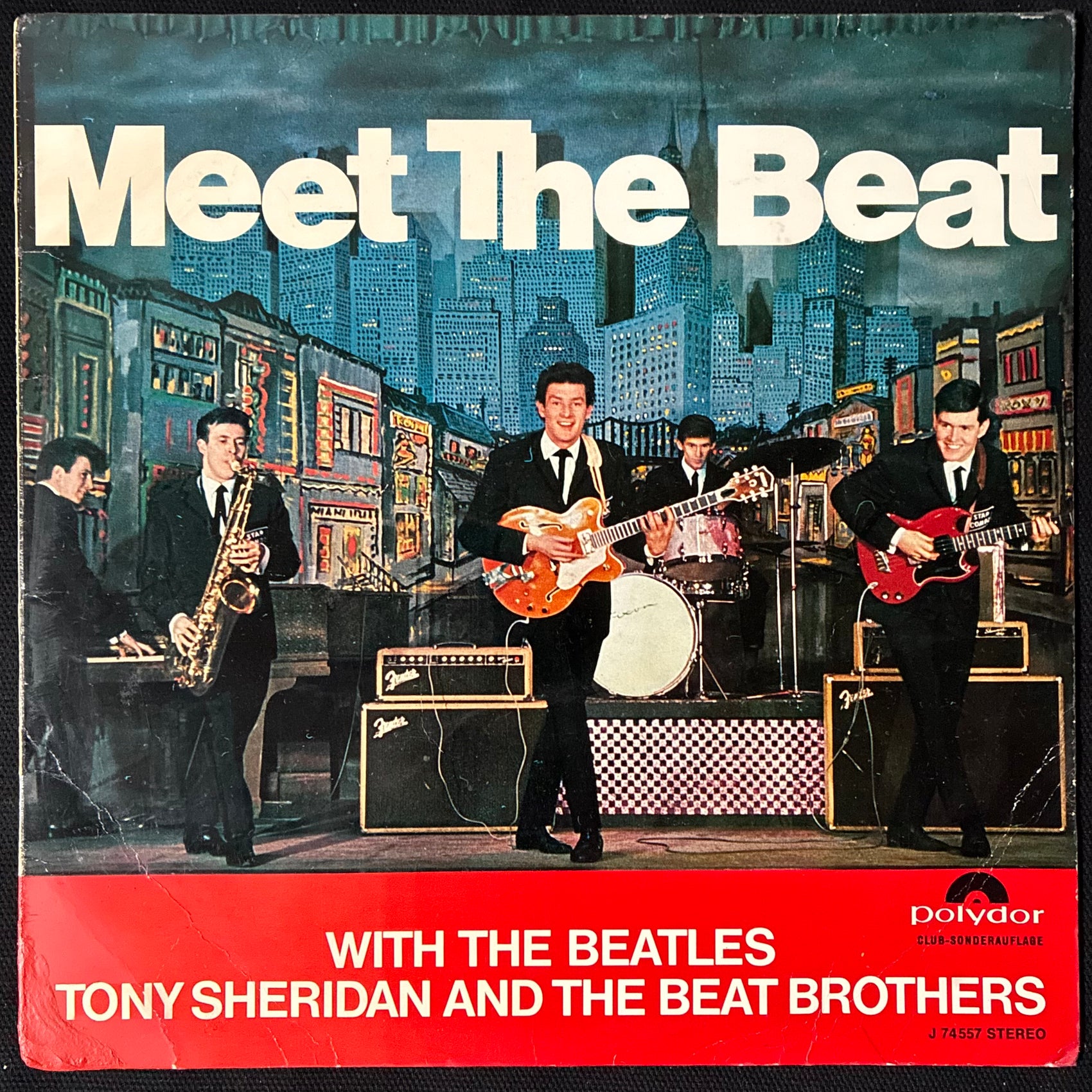 TONY SHERIDAN AND THE BEAT BROTHERS - MEET THE BEAT (10") (USED VINYL 1965 GERMANY EX/EX-)