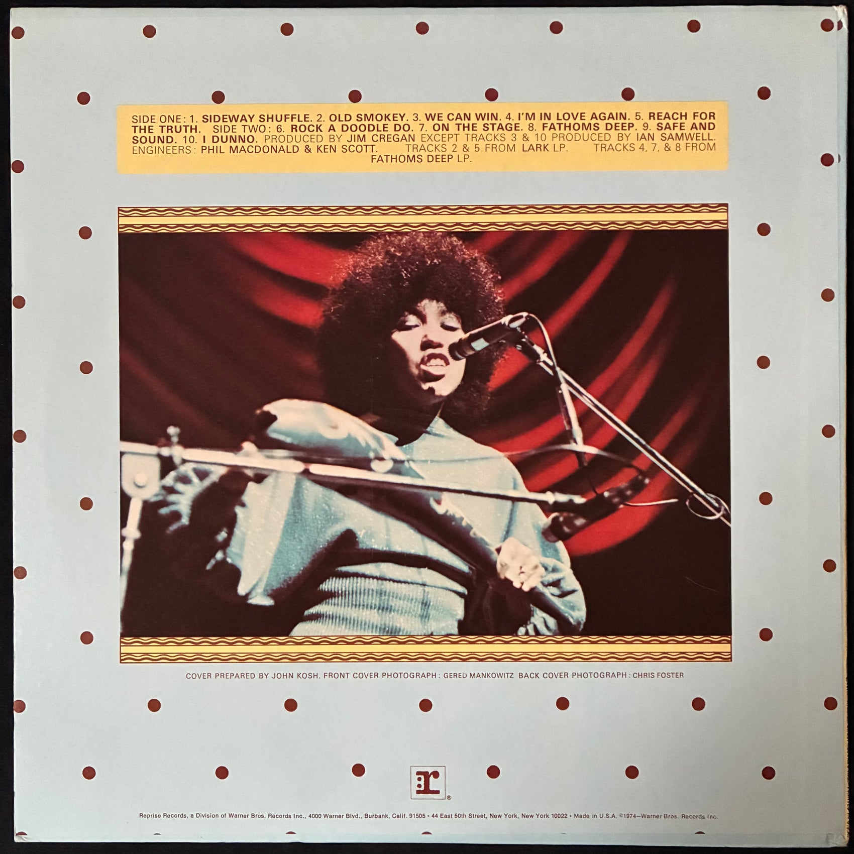 LINDA LEWIS - HEART STRINGS (USED VINYL 1974 US M-/M-)