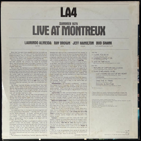 LA4 - LIVE AT MONTREUX (USED VINYL 1979 US M-/EX)