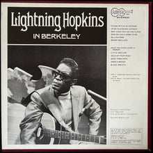 Load image into Gallery viewer, LIGHTNING HOPKINS - LIGHTNING HOPKINS IN BERKELEY (USED VINYL US M-/M-)
